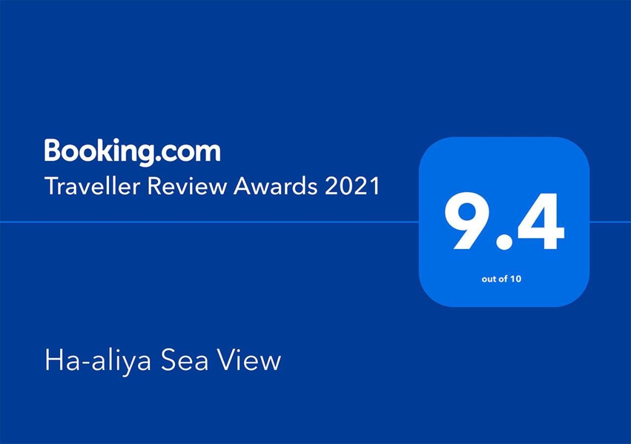 Ha-Aliya Sea View Apartment Nahariya Ngoại thất bức ảnh