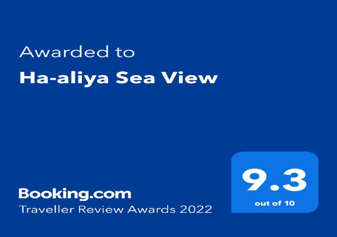 Ha-Aliya Sea View Apartment Nahariya Ngoại thất bức ảnh